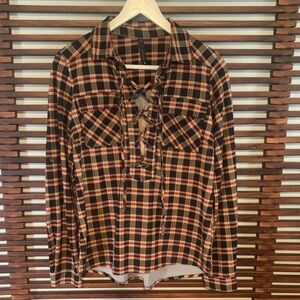 Cirana plaid top